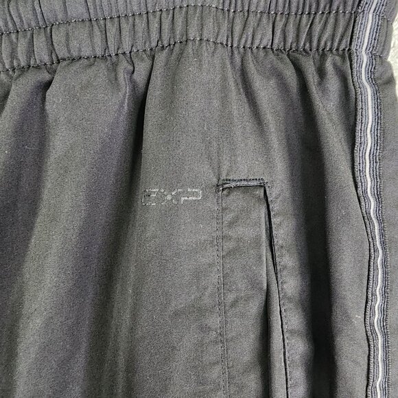 Mens Black Express Relaxed Fit Track Pants Polyester Lining Athletic Size XL - Picture 5 of 14